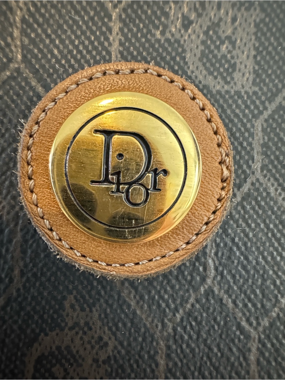 Christian Dior Authentic VTG Honeycomb Clutch Conversion Chain Bag w/Dust Bag - Picture 5 of 14